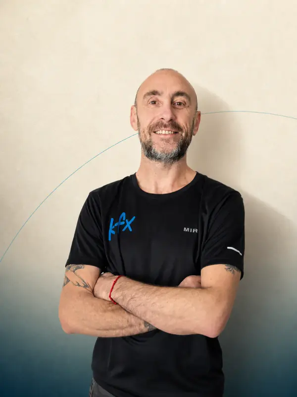 Gastón Hernán Tello, docente del Curso de formación profesional en Kinefilaxia